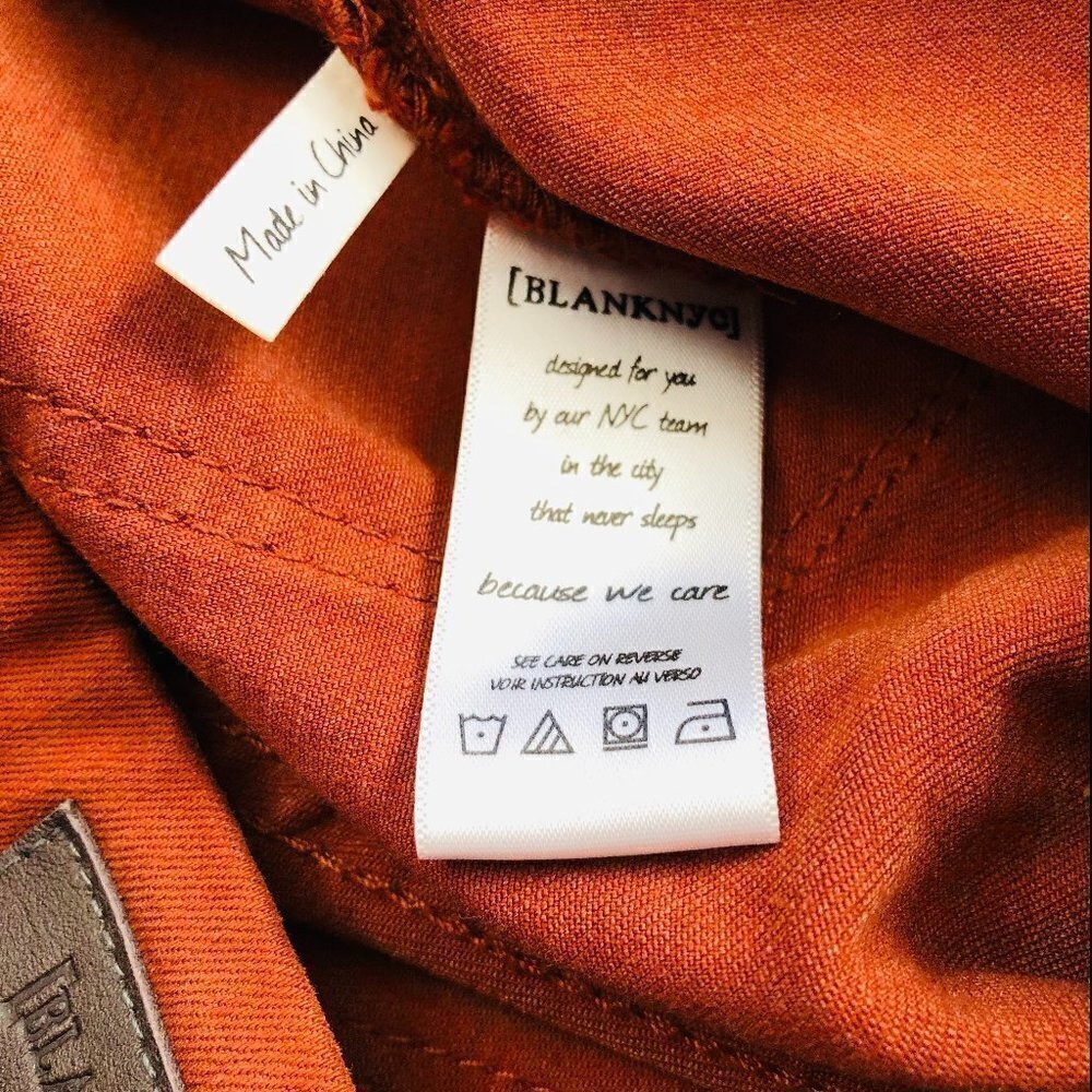Blank NYC Rust Denim Spray On Super Skinny Jeans - Picture 6 of 14
